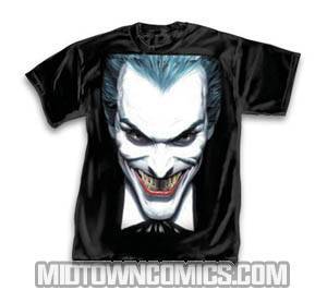 Joker Close-Up by Alex Ross T-Shirt Large