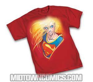 Supergirl II by Michael Turner T-Shirt Large