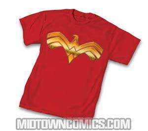 Wonder Woman III Symbol Womens T-Shirt Large