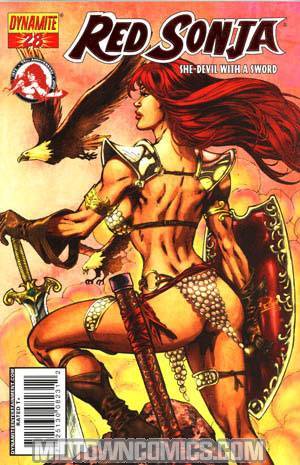 Red Sonja Vol 4 #28 Cover E Ron Adrian Foil Cover