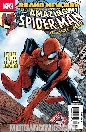 Amazing Spider-Man Vol 2 #546 Cover A 1st Ptg Regular Steve McNiven Cover 