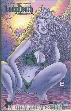 Brian Pulidos Lady Death 2007 Swimsuit Special Incentive Platinum Foil Edition