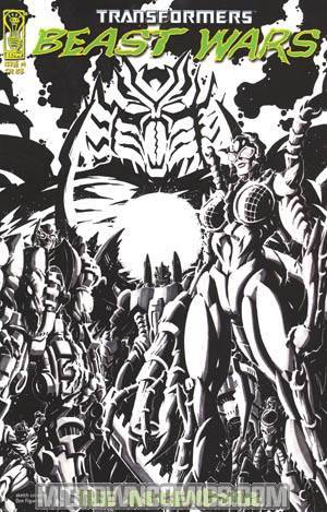 Transformers Beast Wars The Ascending #4 Incentive Don Figueroa Sketch Cover