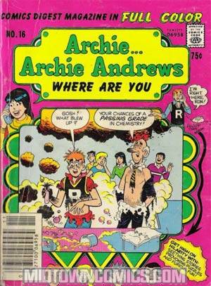 Archie Archie Andrews Where Are You Comics Digest Magazine #16