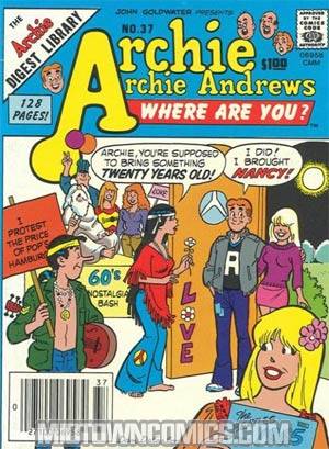 Archie Archie Andrews Where Are You Comics Digest Magazine #37