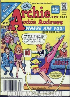 Archie Archie Andrews Where Are You Comics Digest Magazine #53