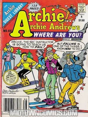 Archie Archie Andrews Where Are You Comics Digest Magazine #66