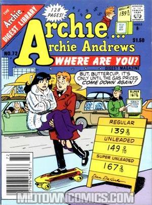 Archie Archie Andrews Where Are You Comics Digest Magazine #74