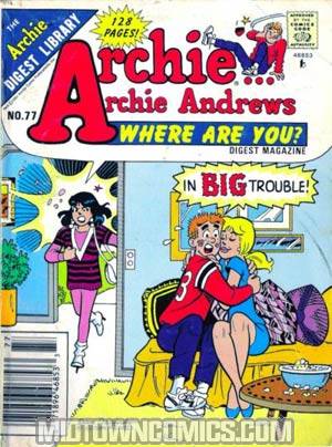 Archie Archie Andrews Where Are You Comics Digest Magazine #77