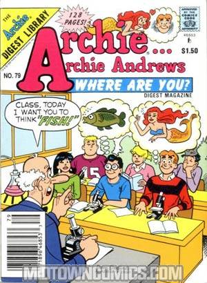 Archie Archie Andrews Where Are You Comics Digest Magazine #79