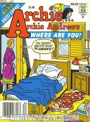 Archie Archie Andrews Where Are You Comics Digest Magazine #83