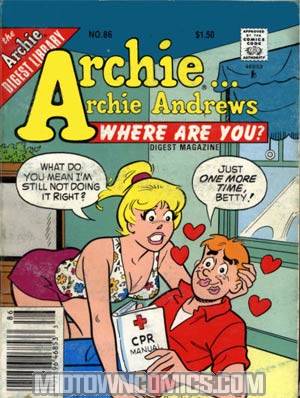 Archie Archie Andrews Where Are You Comics Digest Magazine #86