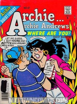 Archie Archie Andrews Where Are You Comics Digest Magazine #87