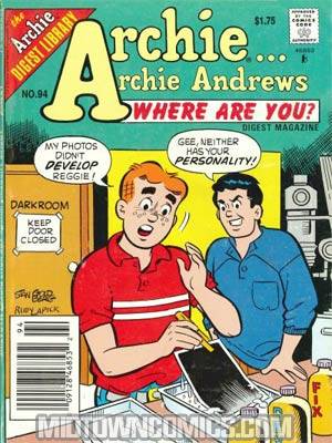 Archie Archie Andrews Where Are You Comics Digest Magazine #94