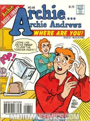 Archie Archie Andrews Where Are You Comics Digest Magazine #98