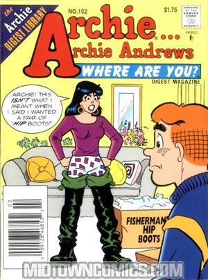 Archie Archie Andrews Where Are You Comics Digest Magazine #102