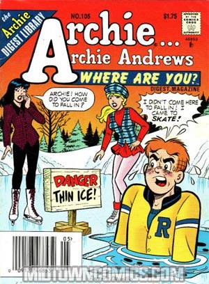 Archie Archie Andrews Where Are You Comics Digest Magazine #105
