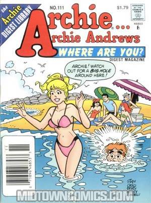 Archie Archie Andrews Where Are You Comics Digest Magazine #111