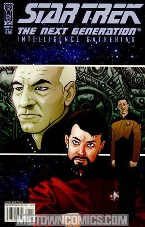 Star Trek The Next Generation Intelligence Gathering #1 Regular Joe Corroney Cover