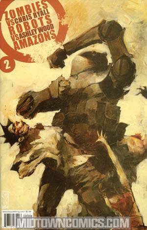 Zombies vs Robots vs Amazons #2 Regular Ashley Wood Cover