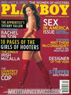 Playboy magazine Feb 2008 Featuring Tiffany Fallon