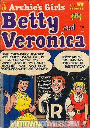 Archies Girls Betty And Veronica #10