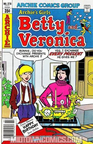 Archies Girls Betty And Veronica #278