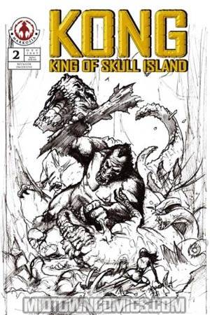 Kong King Of Skull Island #2 Incentive Tommy Castillo Sketch Cover