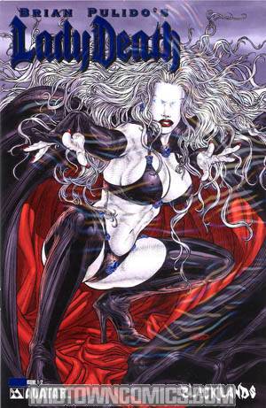 Brian Pulidos Lady Death Blacklands #1/2 Royal Blue Cvr