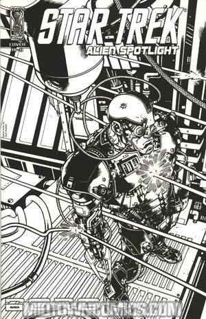 Star Trek Aliens Spotlight Borg Incentive Zach Howard Sketch Cover