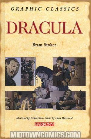Barrons Graphic Classics Dracula HC