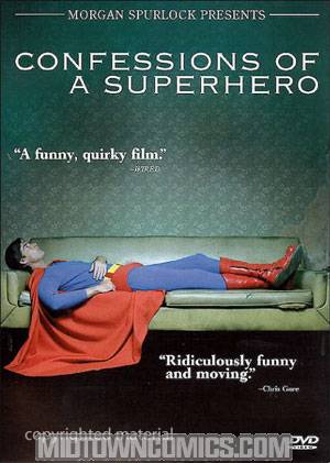 Confessions Of A Superhero DVD