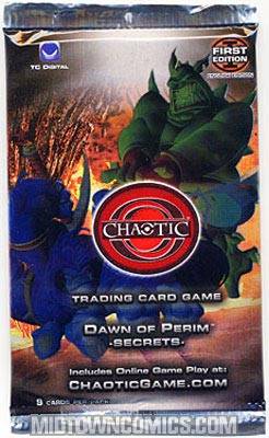 Chaotic Card Game Dawn Of Perim First Edition Booster Pack