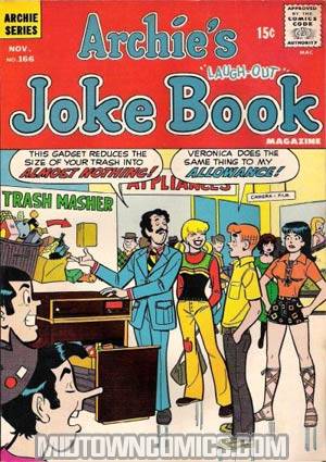 Archies Joke Book Magazine #166