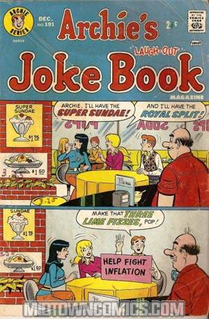 Archies Joke Book Magazine #191