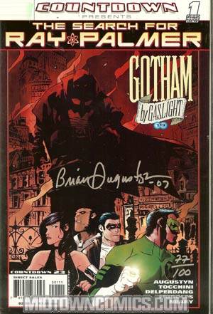 Countdown Presents The Search For Ray Palmer Gotham By Gaslight #1 Cover B DF Signed By Brian Augustyn