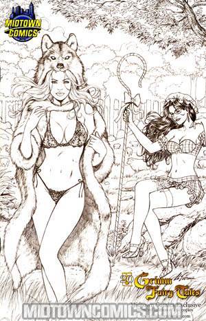 Grimm Fairy Tales #20 Midtown Comics Exclusive Al Rio Sketch Variant Cover
