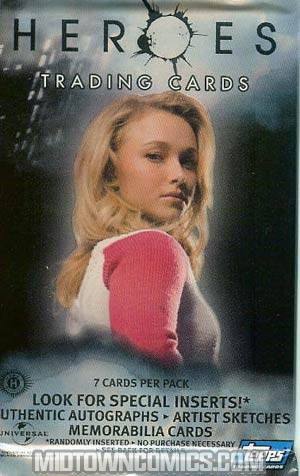 Heroes Season 1 Trading Cards Pack