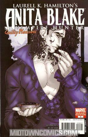 Anita Blake Vampire Hunter Guilty Pleasures #8 Cover B Incentive Brett Booth Variant Cover