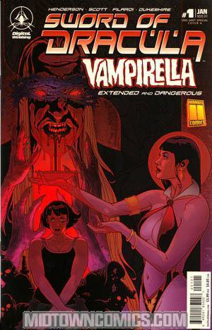 Sword Of Dracula Vampirella Extended And Dangerous One Shot Cvr A Harris