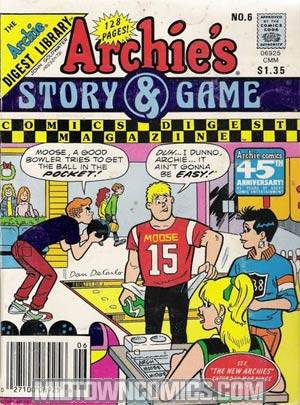 Archies Story & Game Comics Digest Magazine #6