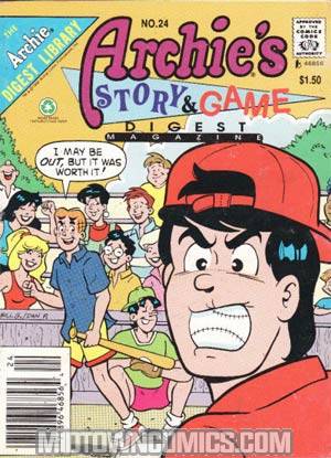 Archies Story & Game Comics Digest Magazine #24