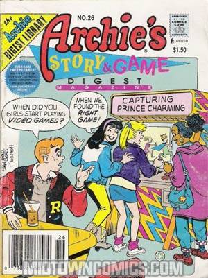 Archies Story & Game Comics Digest Magazine #26