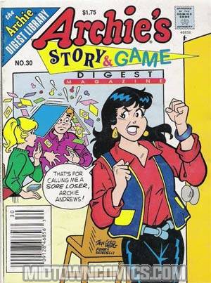 Archies Story & Game Comics Digest Magazine #30
