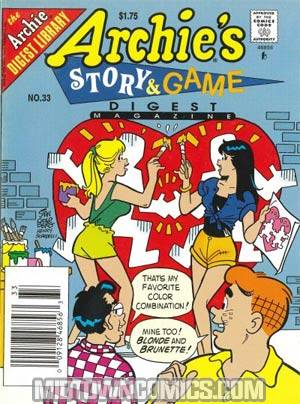 Archies Story & Game Comics Digest Magazine #33