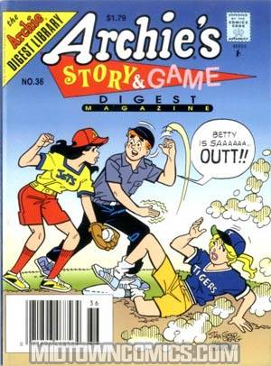 Archies Story & Game Comics Digest Magazine #36