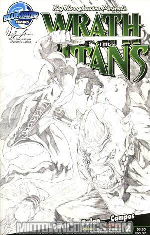 Wrath Of The Titans #2 Sketch Variant Cover