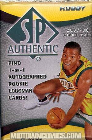 Upper Deck NBA SP Authentic 2007-2008 Trading Cards Pack