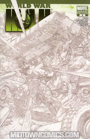 World War Hulk #3 Cover C Graham Crackers 2007 Baltimore Con Exclusive Cover