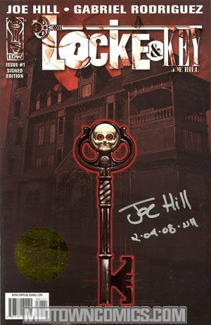 Locke & Key #1 Incentive Joe Hill Signed Edition